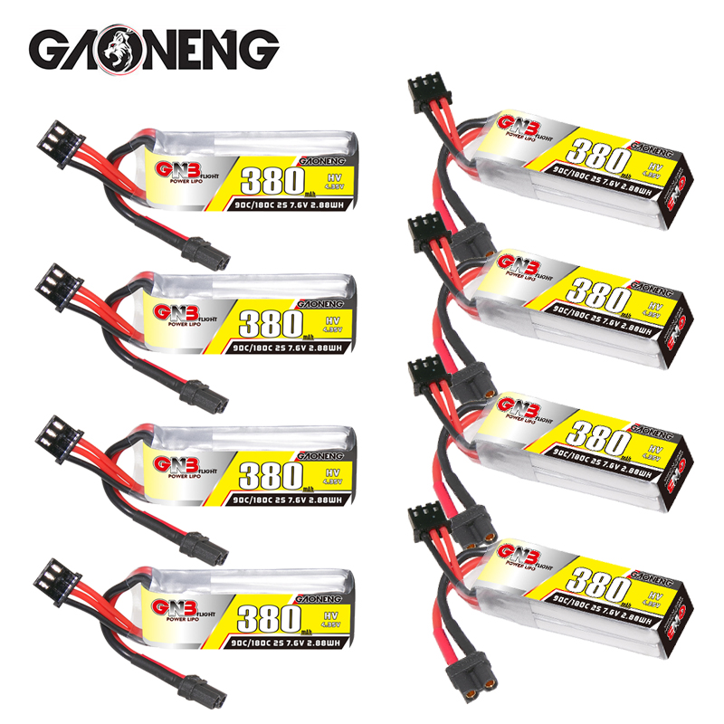 Drone Racing Battery - GNB 2S 7,6V 380mAh 90C/180C Lipo-Akku