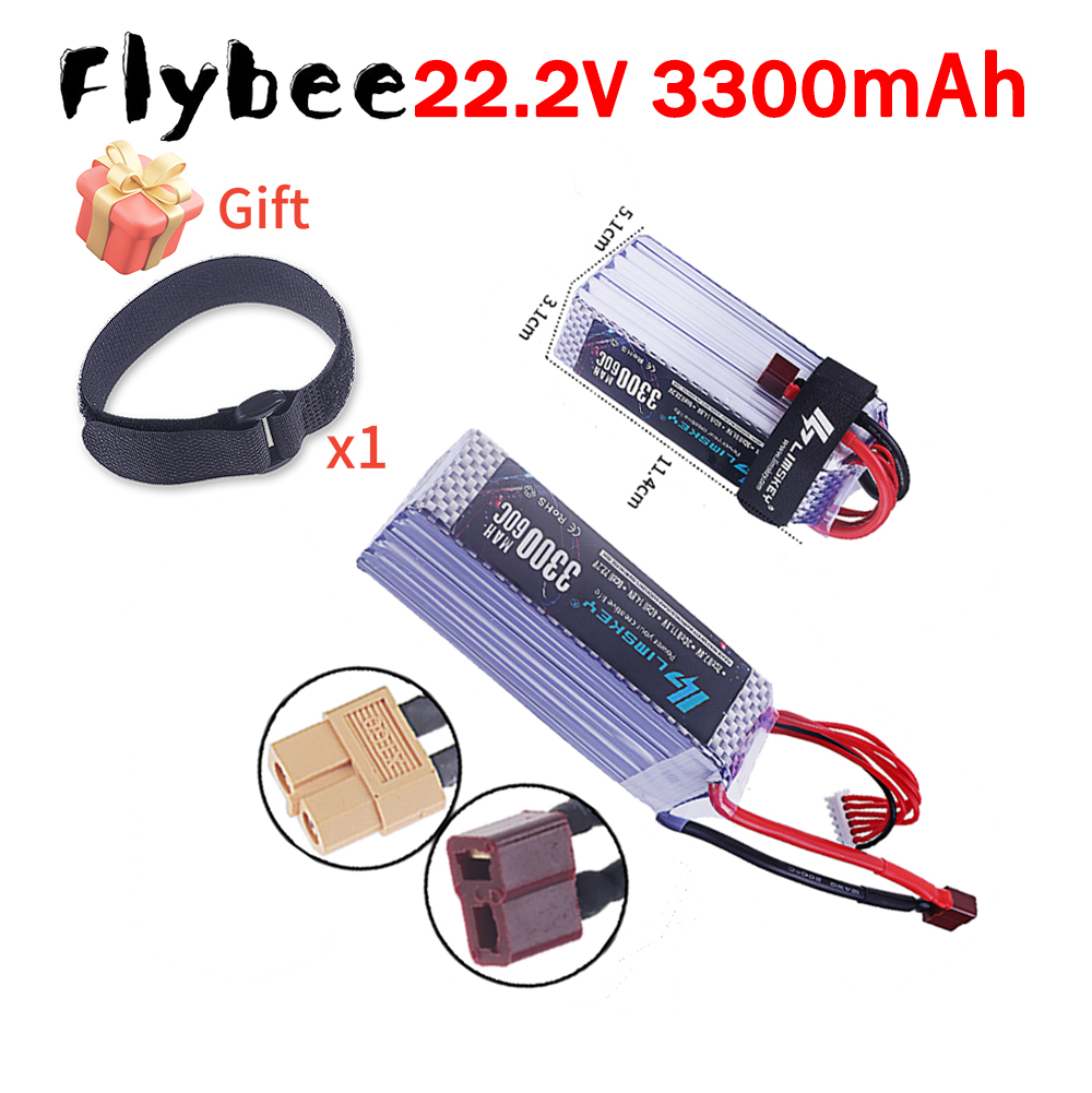 Brandneuer 3300mAh 22,2V 60C 6 – Drone Racing Battery Bewertung und Preis
