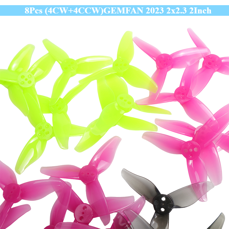8 Stück (4CW+4CCW) GEMFAN 2023 – Drone Racing Gate Bewertung und Preis